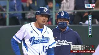 02/27 WBC經典賽熱身賽 古巴 VS 富邦 一局下，富邦一二壘有人，Jose Rodriguez隨即讓蔣智賢打出雙殺，化解攻勢