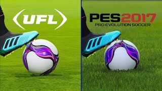 UFL PS5 Vs PES 2017 PS4 Comparison