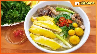 Cách Nấu PHỞ GÀ Thơm Ngon Đúng Vị Như Ngoài Hàng - Chicken Pho Recipe - PHO GA - ENGLISH CAPTION