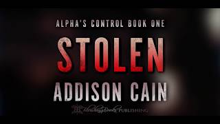 Stolen by Addison Cain: Time Lapse Book Cover Design by Eris Adderly