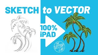 iPad Procreate Tutorial: Create VECTOR Graphics from Rough Sketches