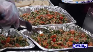 Waterville businesses put on a community dinner