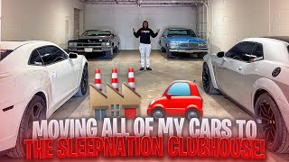 DELIVERING MY CUSTOM CARS TO THE SLEEPNATION CLUBHOUSE