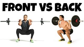 The Science Comparing Front Squat VS. Back Squat (Which Is Best)