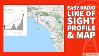 Easy Radio Line of Sight Profile \u0026 Map