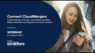 Webinar: Connect CloudMergers funktionaliteter til enkelt-  og masseforsendelser