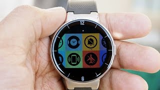 Alcatel OneTouch ... iOS and Android in One Watch (150$) ساعة الكاتيل الذكية