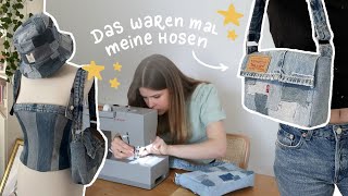 So näht man eine Jeanstasche aus alten Hosen - upcycling