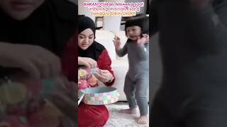 Kerandoman Ameena saat unboxing mainan iseng ssngaja bikin salah #ameenaattahalilintar #shorts