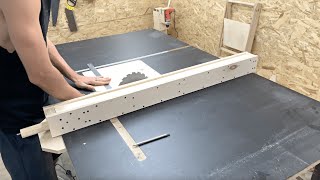 TABLE SAW FENCE | how to make a table saw fence | easy version | diy woodworking