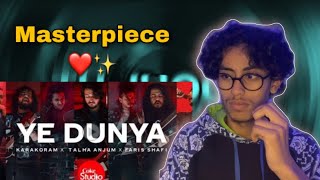 Moroccan Reacts To Coke Studio | Season 14 | Ye Dunya | Karakoram x Talha #reaction #cokestudio