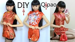 DIY Qi Pao/Cheongsam+Pattern Making | DIY Traditional Chinese New Year Dress