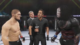 Khabib vs. Alien Monk - EA Sports UFC 2 - Eagle Fights 🦅