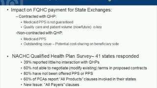 ACA Webinar Part III: The National Perspective- Presented by NACHC on September 5, 2013