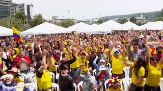 Ecuador fans celebrate World Cup opening win