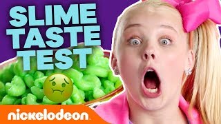 Slime Foods Taste Test w/ Jace Norman, JoJo Siwa & More! 🤢 | #NickStarsIRL