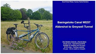 Cycling the Basingstoke Canal: Aldershot to Greywell