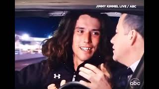 Kai appears on Jimmy Kimmel live! The Hatchet Wielding Hitchhiker (2023)