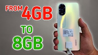 From 4GB to 8GB RAM ( Oppo A38 RAM expansion Tutorial )