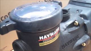 Hayward EcoStar pool pump box tour video by POOLCENTER.com