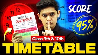 Topper’s Time Table for Class 9th & 10th 🔥 | Average to Topper Timetable | Prashant Kirad