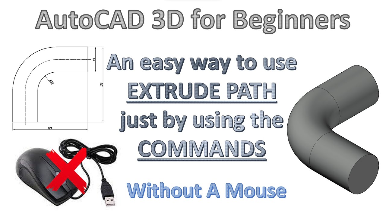 AutoCAD 3D Tutorial For Beginners | Exercise 8 - YouTube