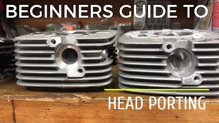 Beginners guide to Porting a cylinder head porting video #1 Tbr7 performance upgrades