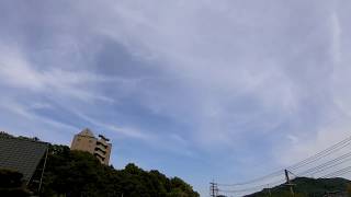 定点タイムラプス0505こどもの日@広島県三原市 東南東の空 16:19-18:19