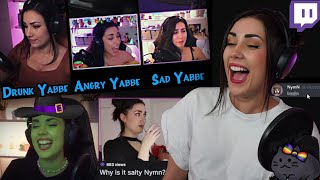 Yabbe watches Old Clips of Herself (before getting banned on Twitch)