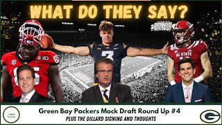 Green Bay Packers Mock Draft Round Up No. 4- Who will the Green Bay Packers choo