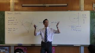 Tangent Properties - Circle Geometry (Tangents from an external point are equal)