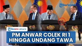 Colek Tangan Prabowo, PM Anwar Ibrahim Candai RI 1 Usai Bergelar D.KI Johor: Lebih dari Dato' Seri