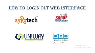 Syrotech Gpon Olt Login Sharp Vision Gpon Olt Login Uniway And Dbc Olt