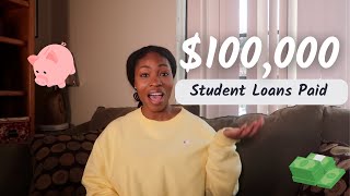 How to Pay Off Student Loans Quicker| How I Paid Off $100,000 in Less Than 3 Years|