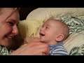 Tickling 3 Month Old Baby for Giggles & Laughter