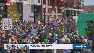 Thousands pour into DC for 'No Kings' rallies