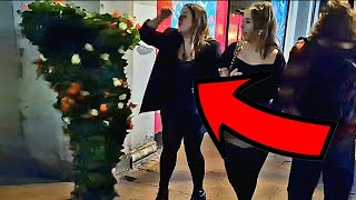 Bushman Prank: Bushman KNOCKED out by a Girl!!!