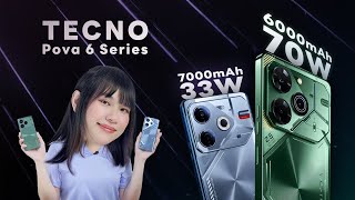 รีวิว  Tecno POVA 6 Pro และ POVA 6 Neo มือถือเล่นเกมแบต 7000mAh!!!