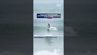 Closer look at the annual Surfing Santas event at Cocoa Beach