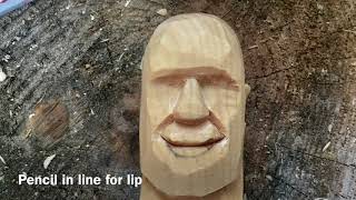 Carving a Character Face (step by step)