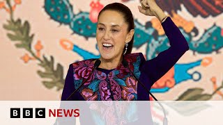 Mexico election: Claudia Sheinbaum named country's first woman president | BBC News