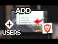 How To Add Or Remove Users On Brave Browser (Tutorial 2026)