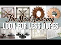 *AMAZING* LOOK FOR LESS DUPES | High End Decor on a Budget