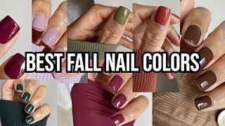 TOP FALL NAIL POLISH COLORS | fall favorites