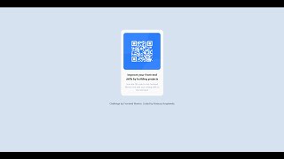 QR Code Component - Using Tailwind CSS