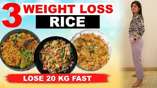3 Weight Loss Rice For Fast Weight Loss In Hindi | Weight Loss Diet Recipes | Dr Shikha Singh