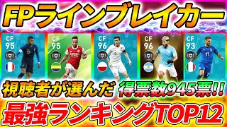 【決定版】ラインブレイカー最強ランキングTOP12！！およそ1000人の投票により、最も強いFPのCFがついに決まる！！【ウイイレアプリ2020】【ウイイレ2020アプリ】