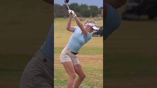 Dynamic 5 wood shot in beautiful slow motion!!👍👍 Grace Charis Golfer. Instagram@gracecharis2.0