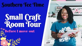 Small Craft Room Tour 2020 | Craft Room Organization | Southern Tee Time | Part 1