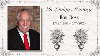 Ron Rose | Funeral Service